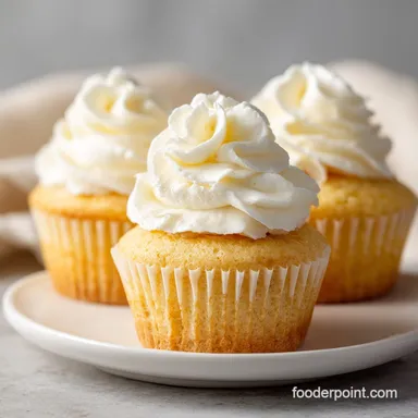 Moist Vanilla Cupcakes Recipe with Buttermilk Recipe Card