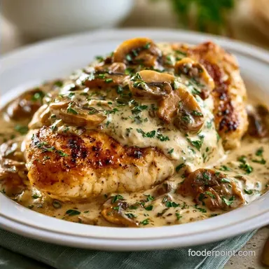 Mushroom Sauce Chicken in 30 Minutes