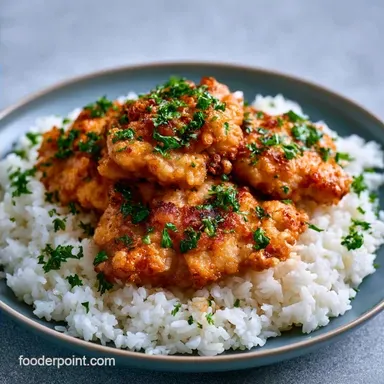 One Pan Chicken Rice for 6 Servings
