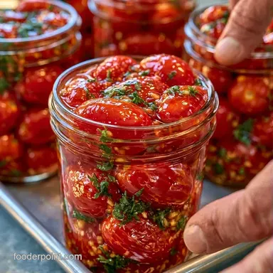 Pressure Canned Tomatoes for 4 Quarts Recipe Card