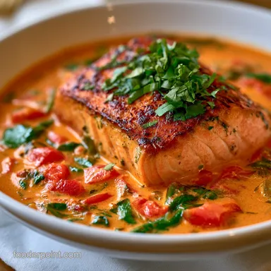 Salmon Coconut Curry in 30 Minutes Recipe Card