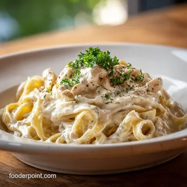 Chicken Alfredo with Homemade Sauce in 35 Min