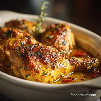 Slow Cooker Chicken Thighs with Potatoes Recipe Card