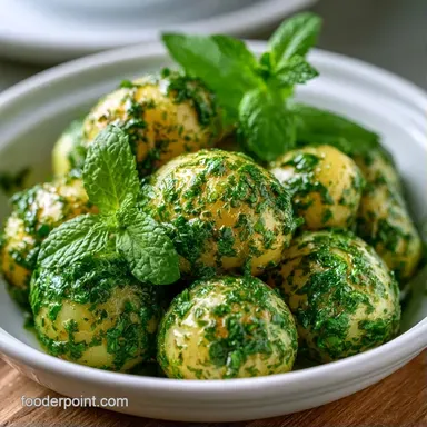 Spicy Pudina Aloo Curry in 30 Minutes Recipe Card