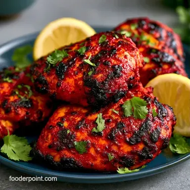 Tandoori Chicken Breast for 4 Servings Recipe Card