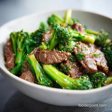 Beef and Broccoli Stir Fry in 25 Minutes Recipe Card