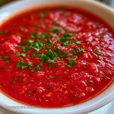 Creamy Tomato Soup Using Canned Tomatoes Recipe Card