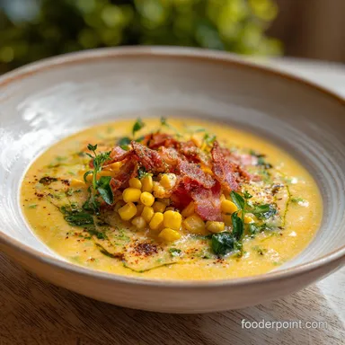 Simple Corn Chowder Recipe in 50 Minutes Recipe Card