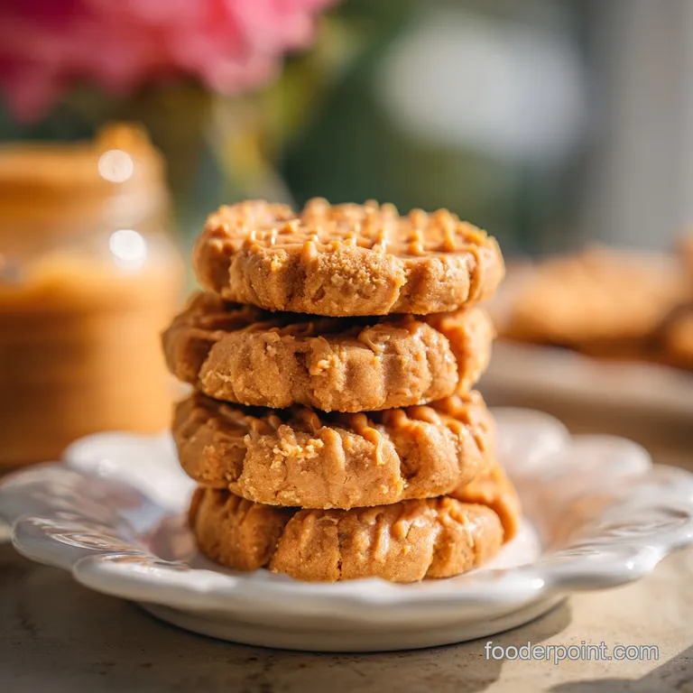 Easy Peanut Butter Cookies 3 Ingredients: Crispy Edges