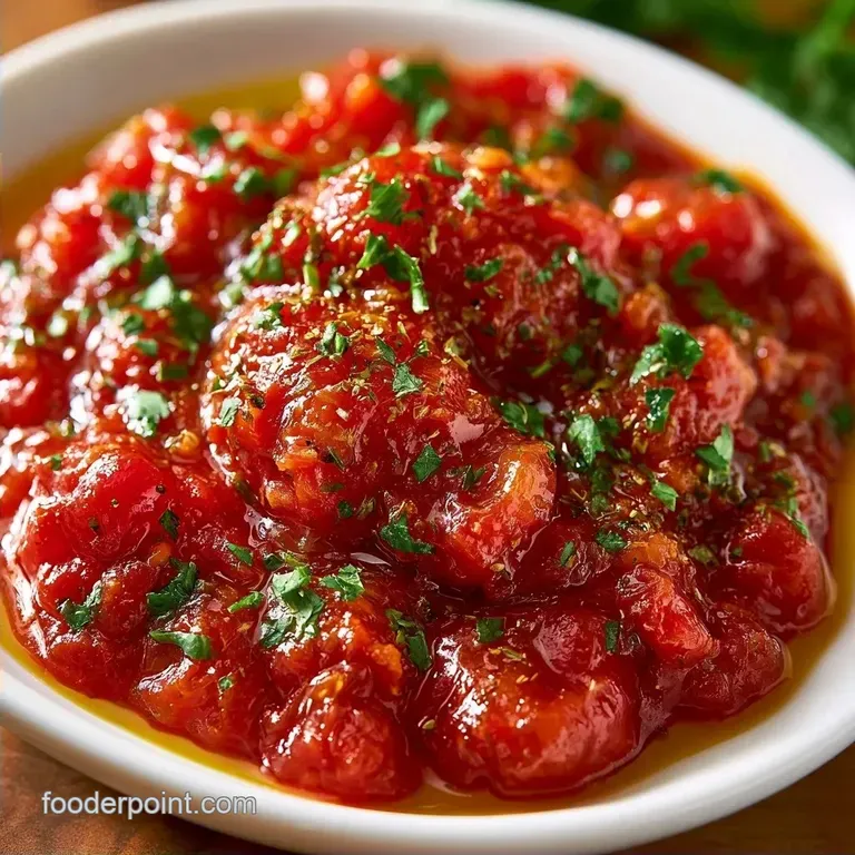 Canned Tomato Pizza Sauce with San Marzano