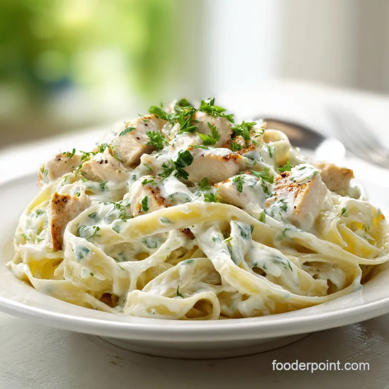 Chicken Fettuccine Alfredo: Silky & Fast
