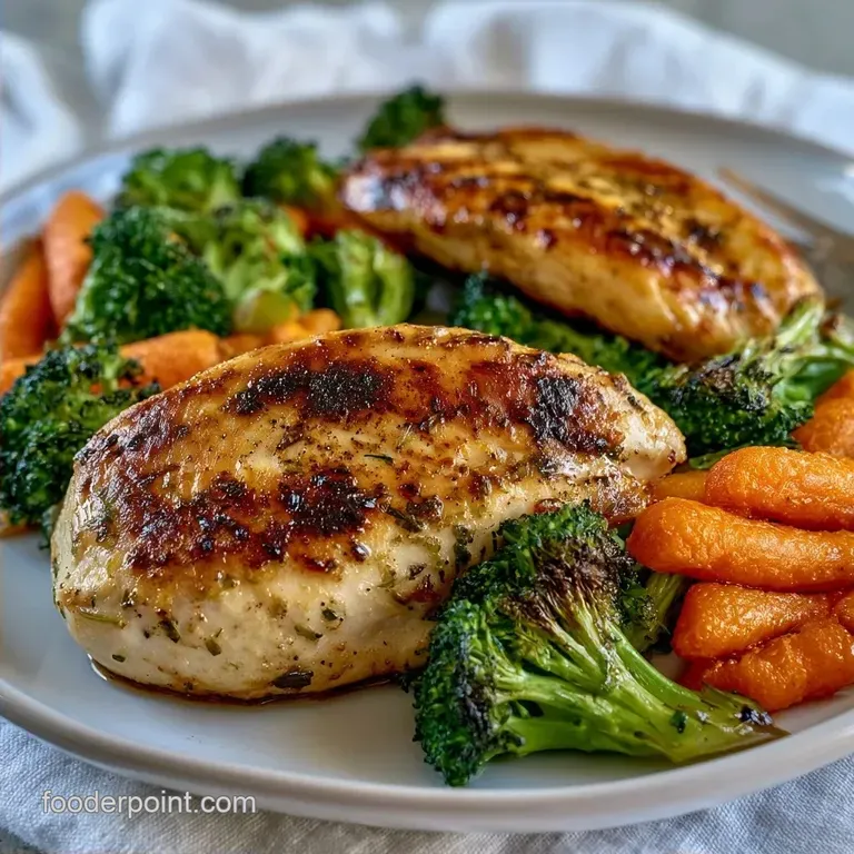 Lemon-Garlic Clean Chicken Breast Meal
