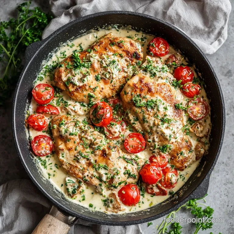 One-Pan Creamy Boursin Chicken