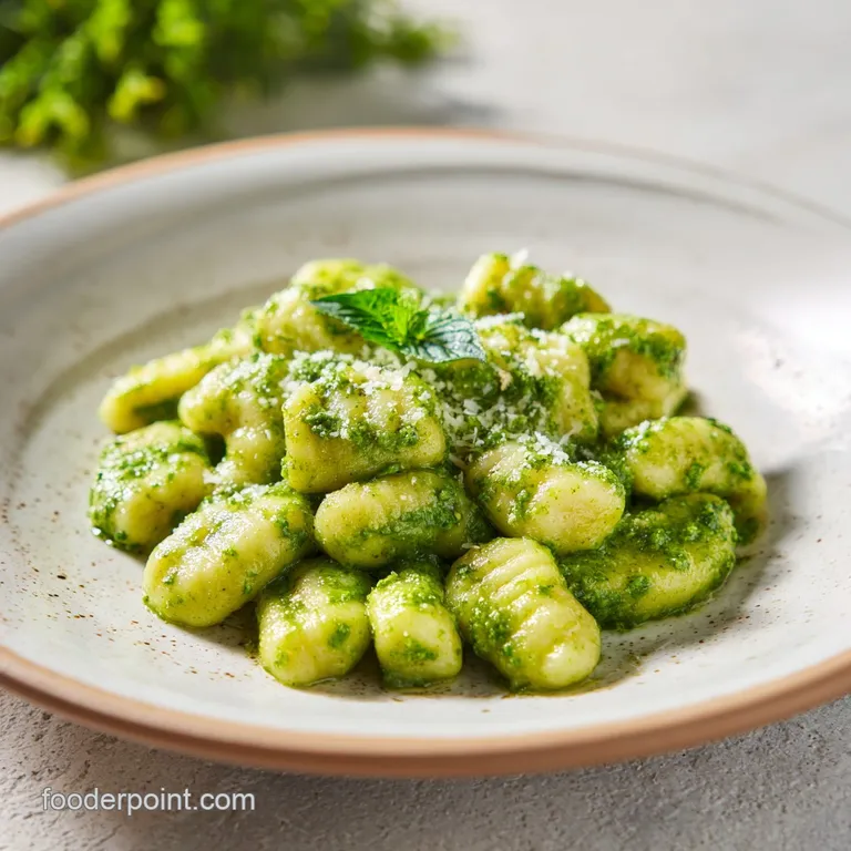 Creamy Pesto Gnocchi: Silky Sauce