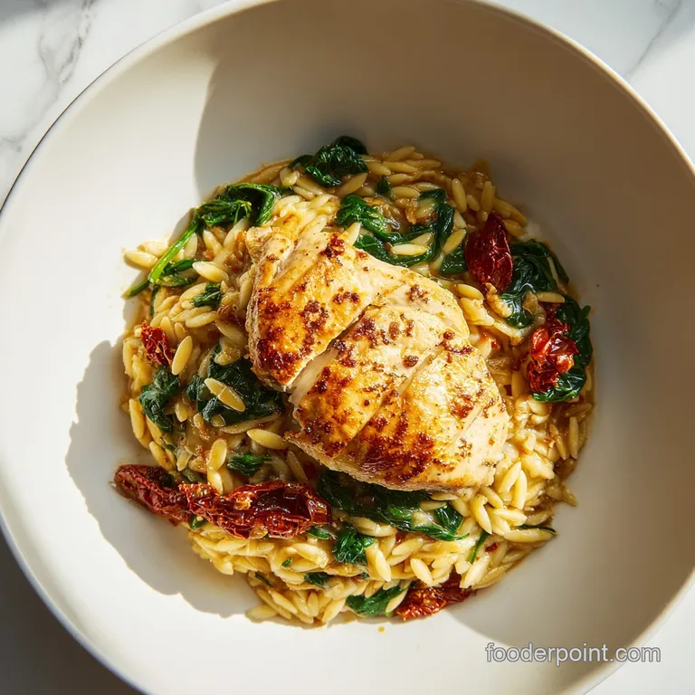 One-Pan Creamy Tuscan Orzo: Rich and Hearty