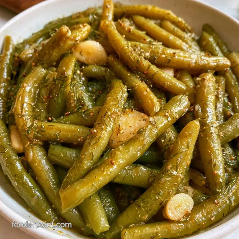 Crisp Pickled Green Beans