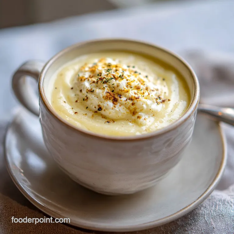A steaming bowl of potato soup garnished with vibrant green chives and crispy bacon pieces, sitting atop a wooden table.