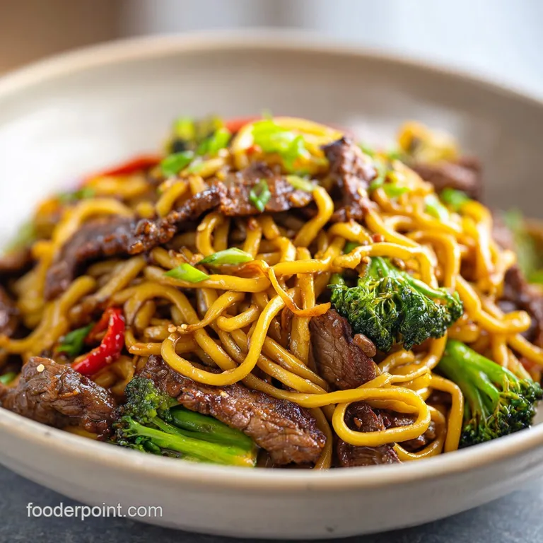 Easy Beef Stir Fry with Noodles