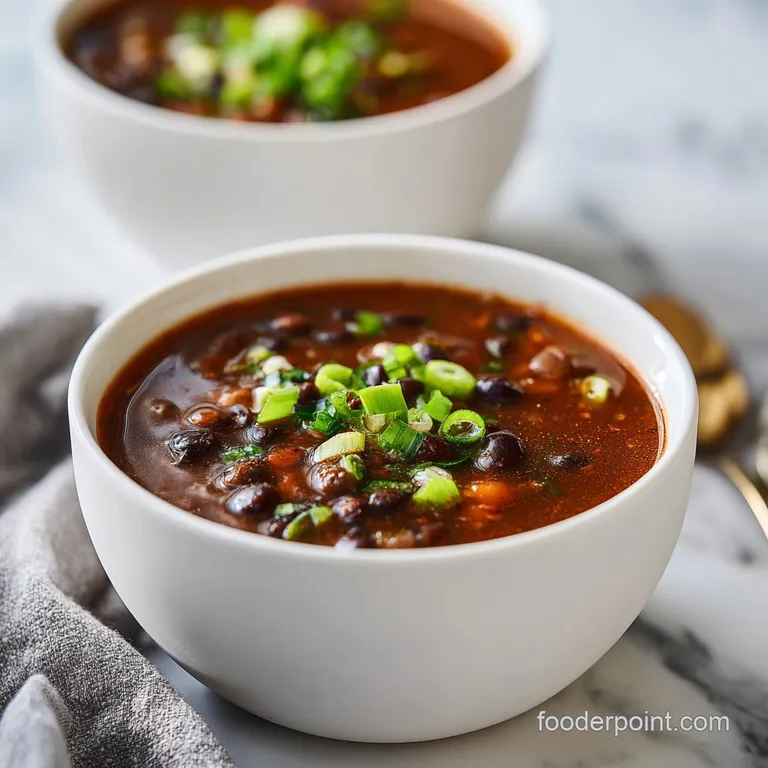 Easy Black Bean Soup Recipe