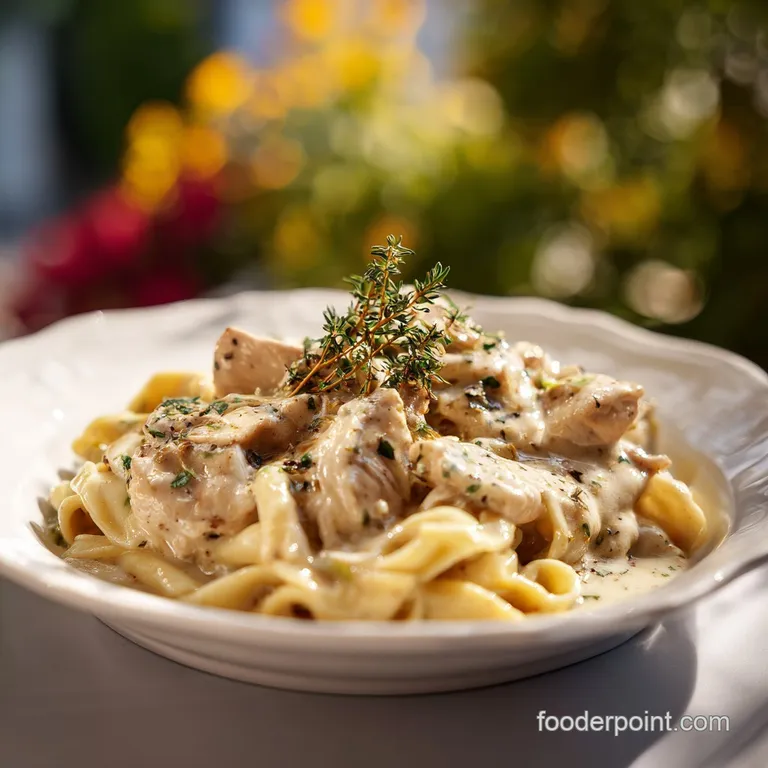 Easy Chicken Stroganoff with Mushrooms