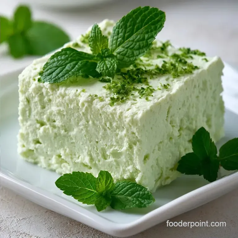 Easy Fresh Mint Semifreddo
