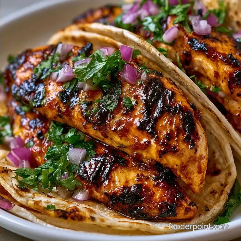 Restaurant-Style Grilled Chicken Tacos: Juicy and Smoky