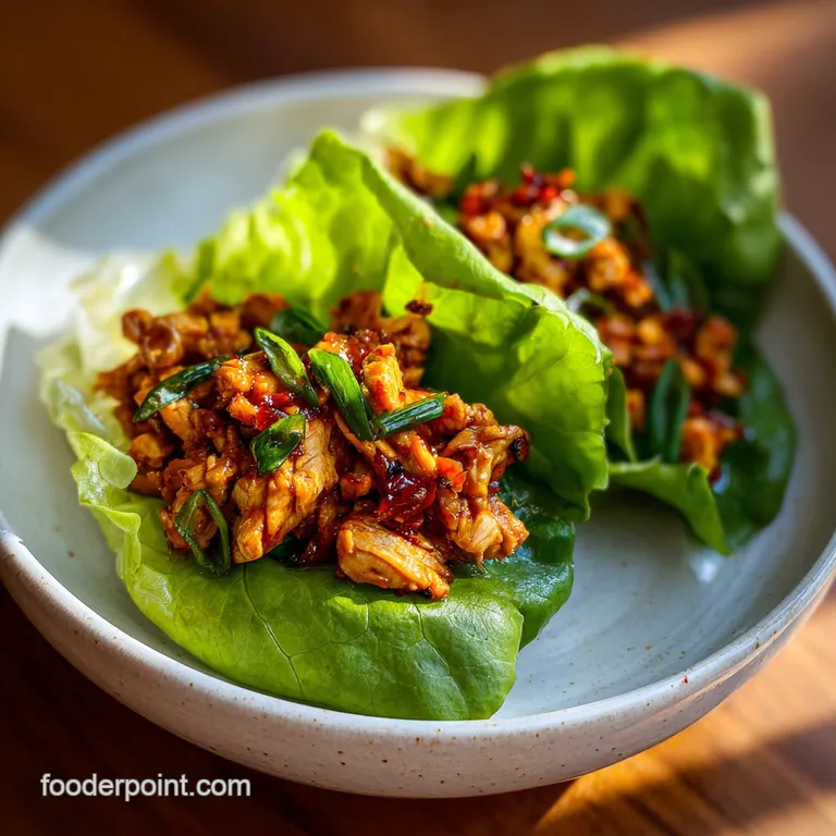 Healthy Chicken Lettuce Wraps in 20 Minutes