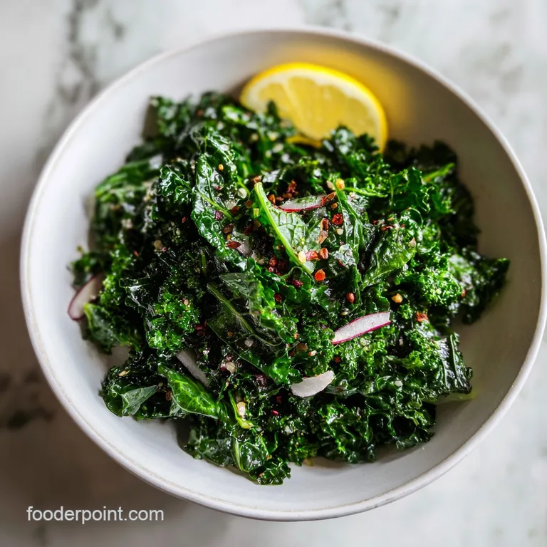 Healthy Kale Salad: Silky and Flavor-Packed