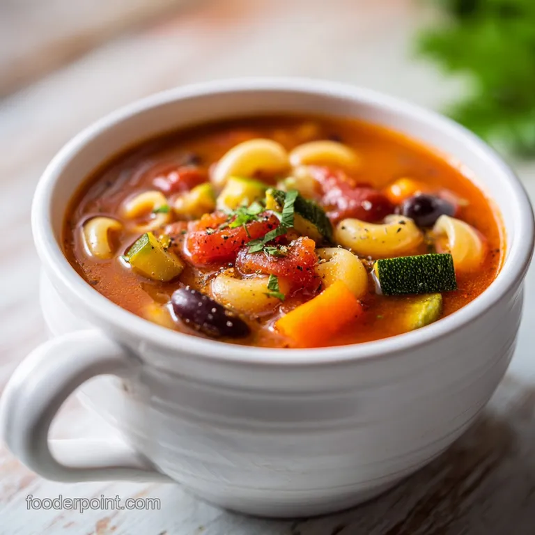 Hearty Minestrone Soup Recipe