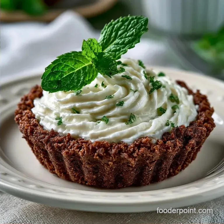 Irish Chocolate Mint Dessert with Greek Yogurt
