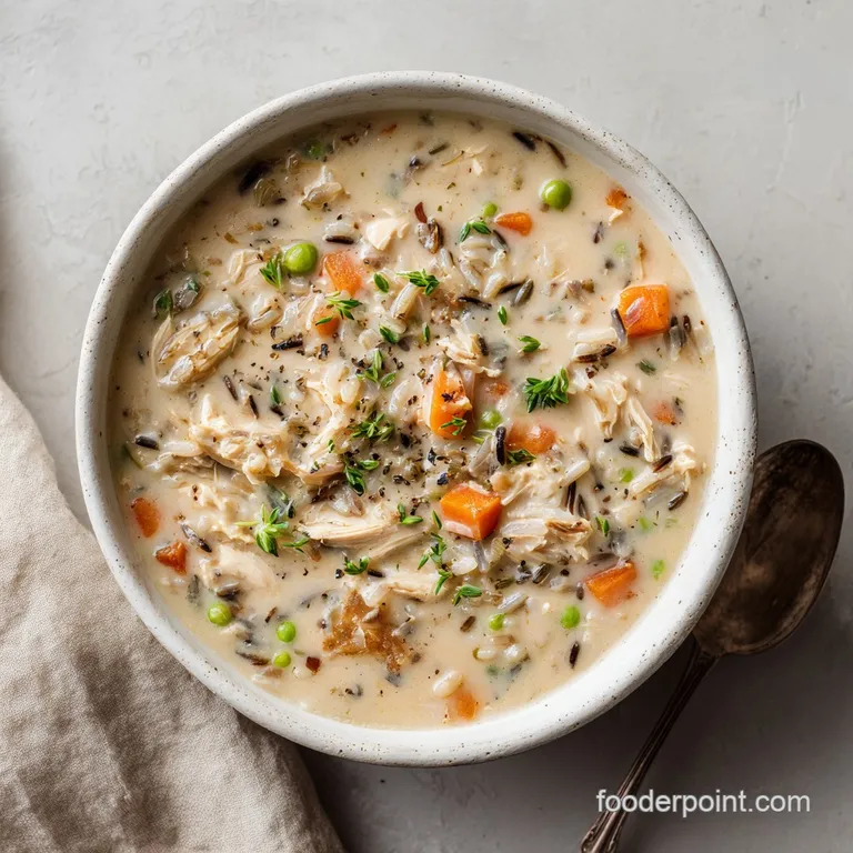 Leftover Turkey Wild Rice Soup