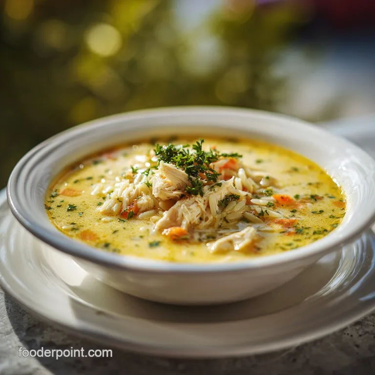Lemon Chicken Orzo Soup: Velvety and Zesty
