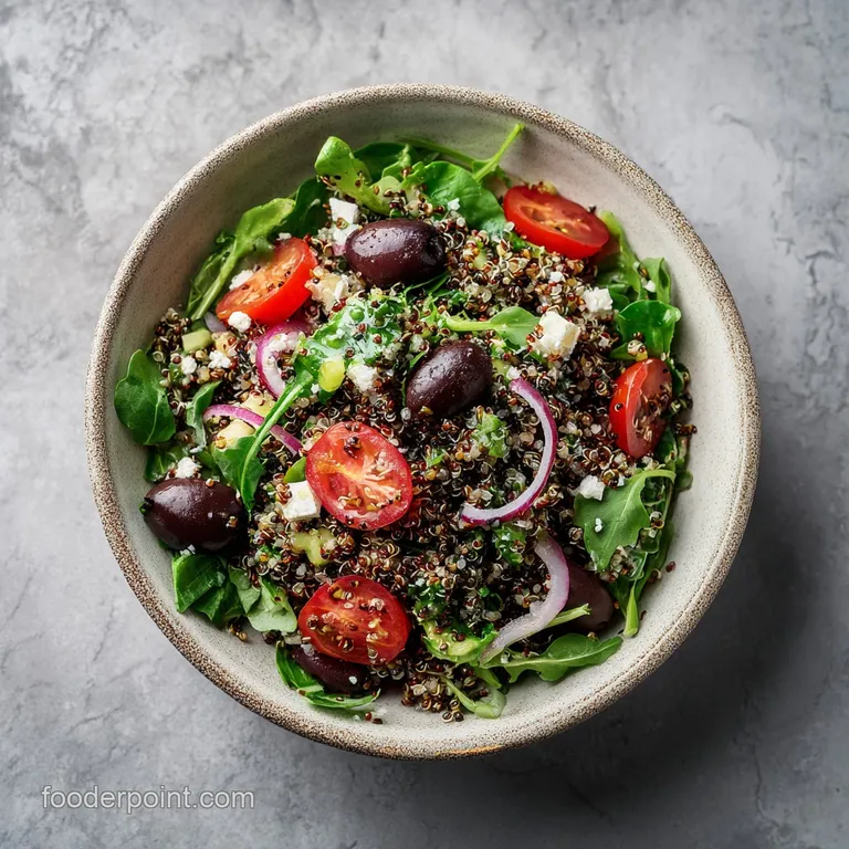 Mediterranean Quinoa Salad: Tangy & Crunchy