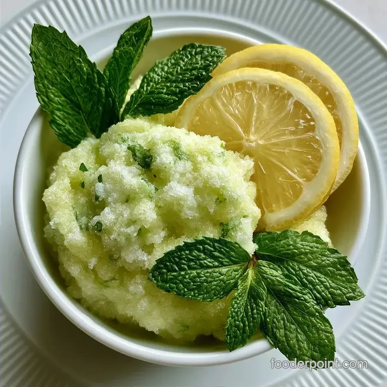Mint Lemonade Slush: Frosty and Bright
