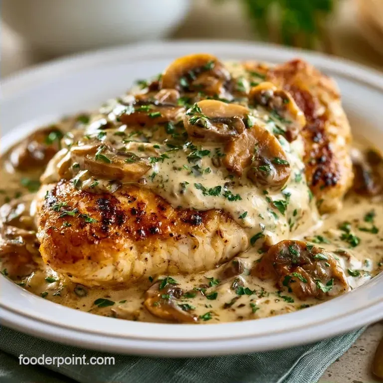 Creamy Mushroom Sauce Chicken in 30 Minutes