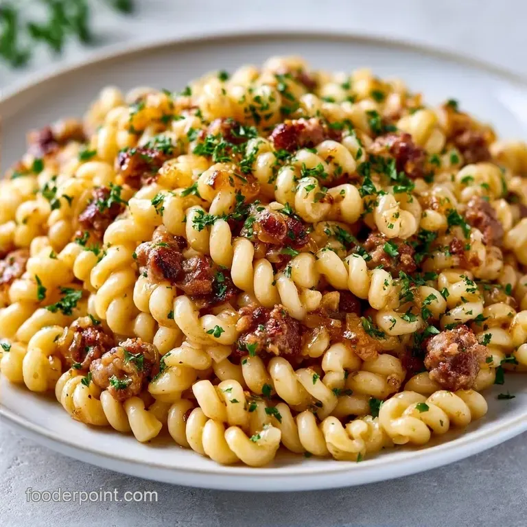 One Pot Sausage Pasta in 25 Minutes