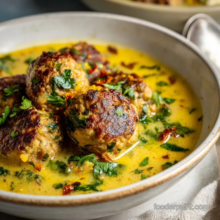 Meatball Soup: Savory Broth & Tender Bites