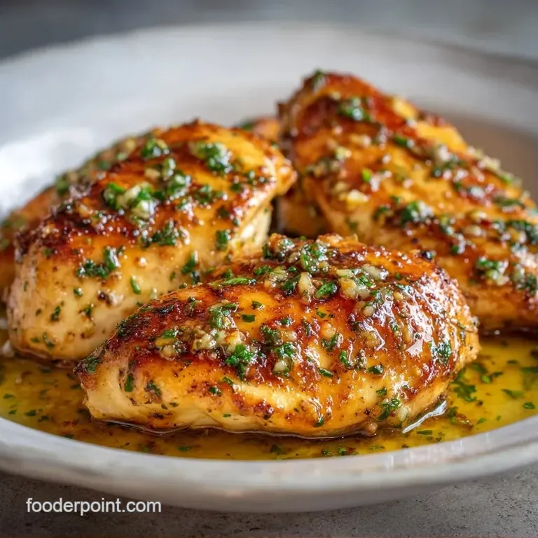 Neatly sliced chicken breast atop a bed of vibrant saut&eacute;ed spinach and carrots with a glossy lemon-butter glaze.