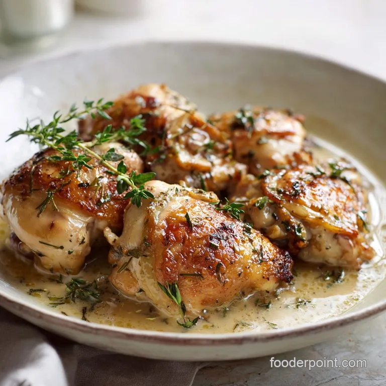 Slow Cooker Chicken Thighs and Potatoes