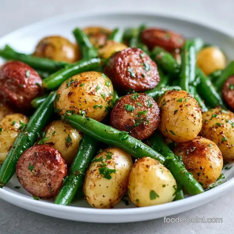 Healthy Smoked Sausage Potatoes and Green Beans