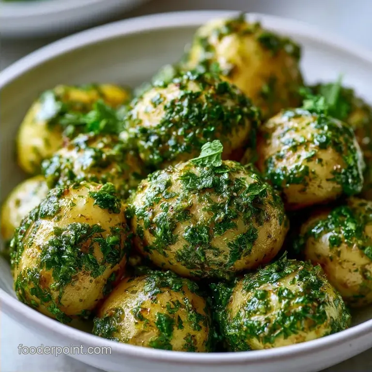 Spicy Pudina Aloo Curry with Fresh Mint