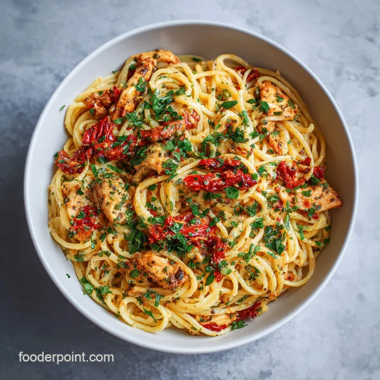 Sun Dried Tomato Chicken Pasta: Creamy and Savory