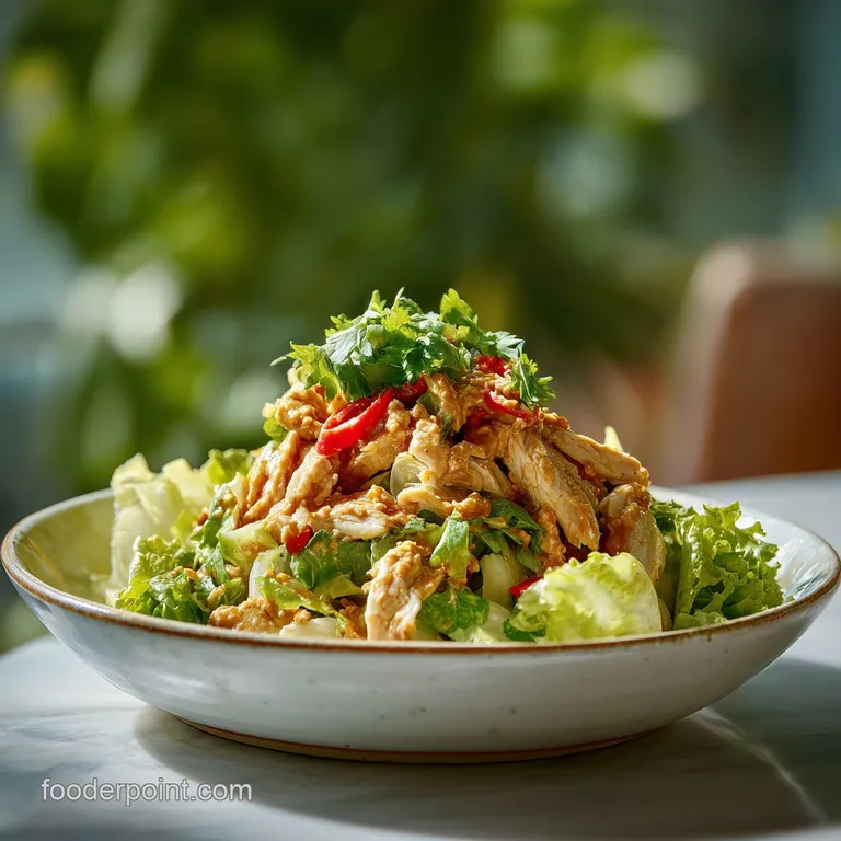 Thai Chicken Salad Peanut Dressing