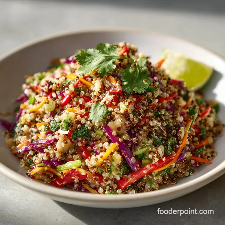 Thai Quinoa Salad: Crunchy and Flavor-Packed